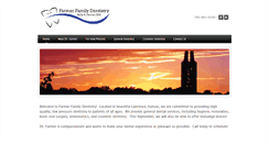 Desktop Screenshot of farmerfamilydentistry.com