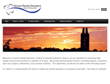 Tablet Screenshot of farmerfamilydentistry.com